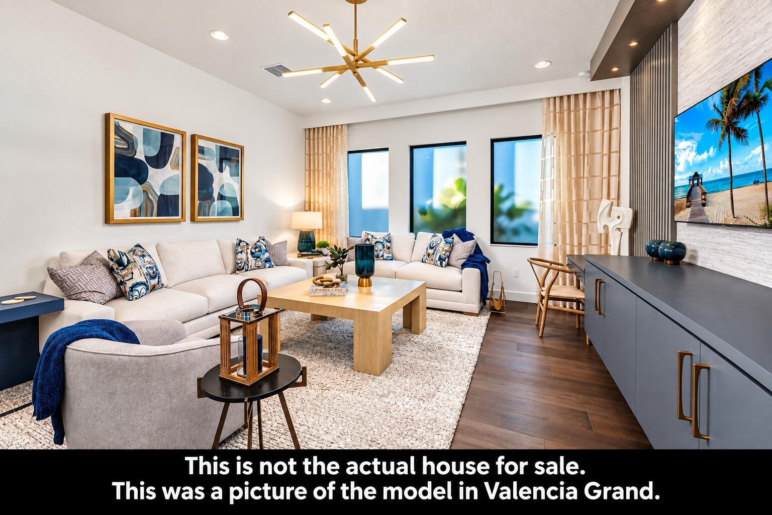 This is not the actual house for sale
