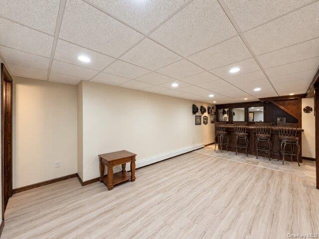 Bar in basement