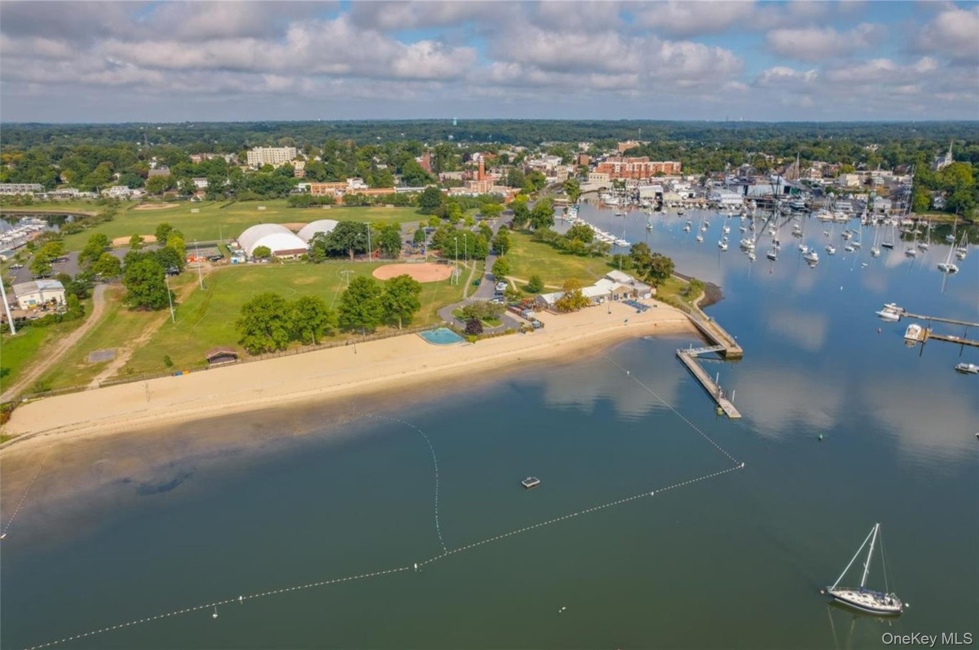 Harbor Island Park - Village Park (44 acres) which features a playground, 700 ft. salt water beach, spray ground, pavilion, rest rooms, showers, marin