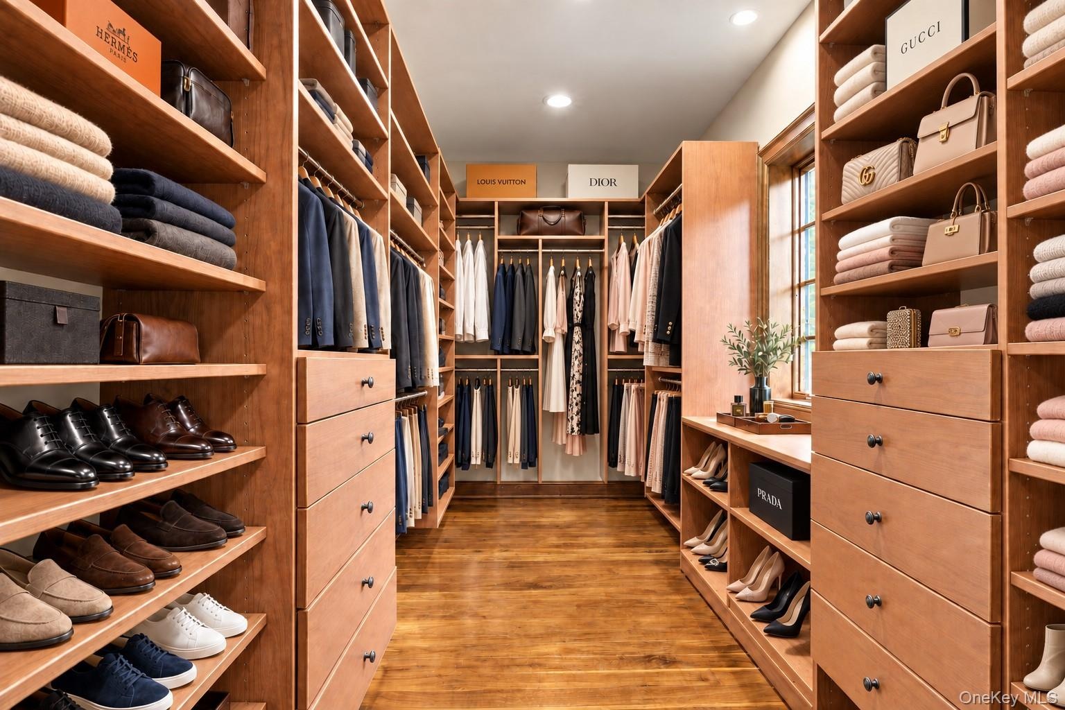 Custom storage meets timeless elegance.