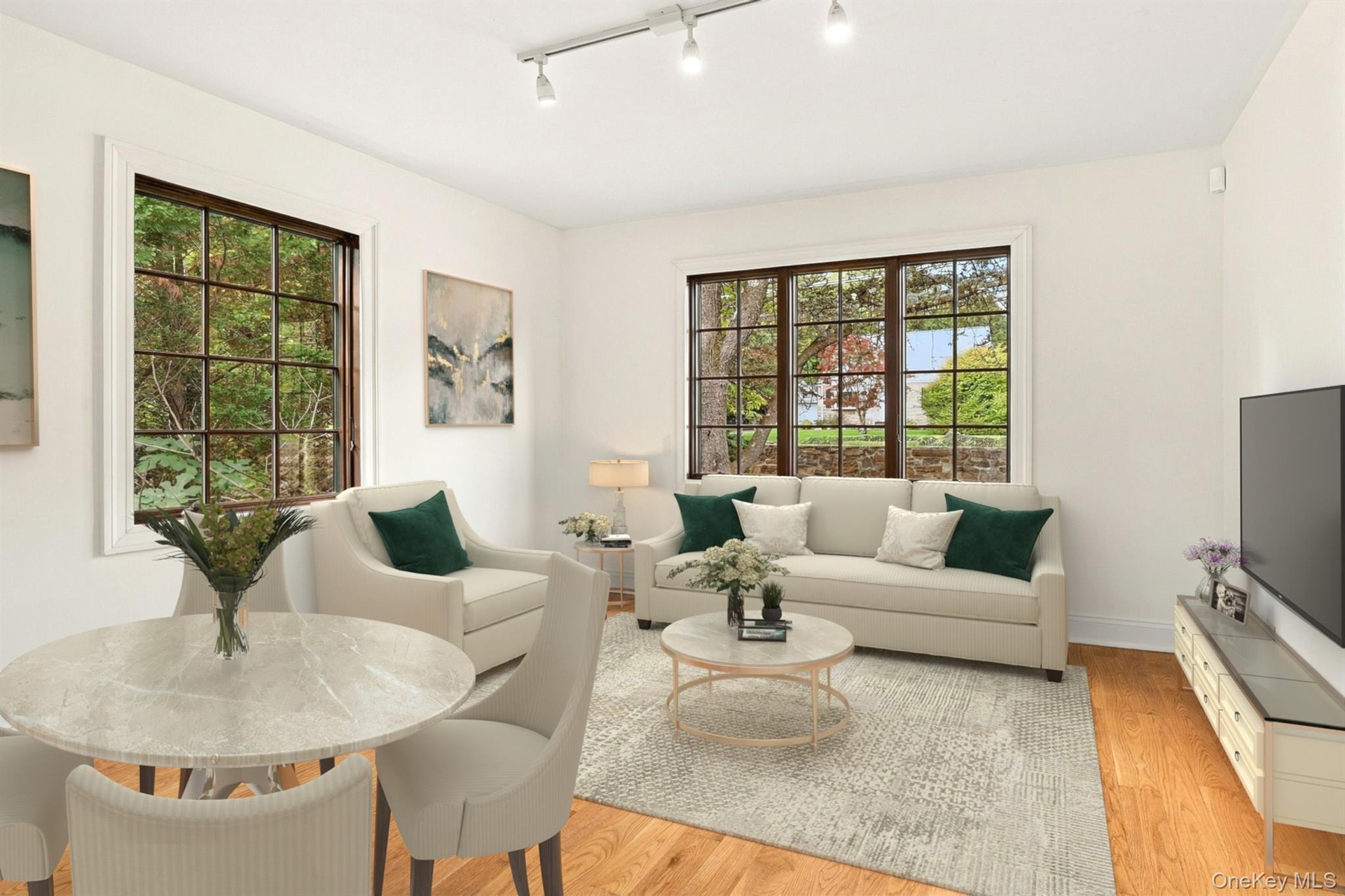 A separate entrance opens to exceptional flexibility.