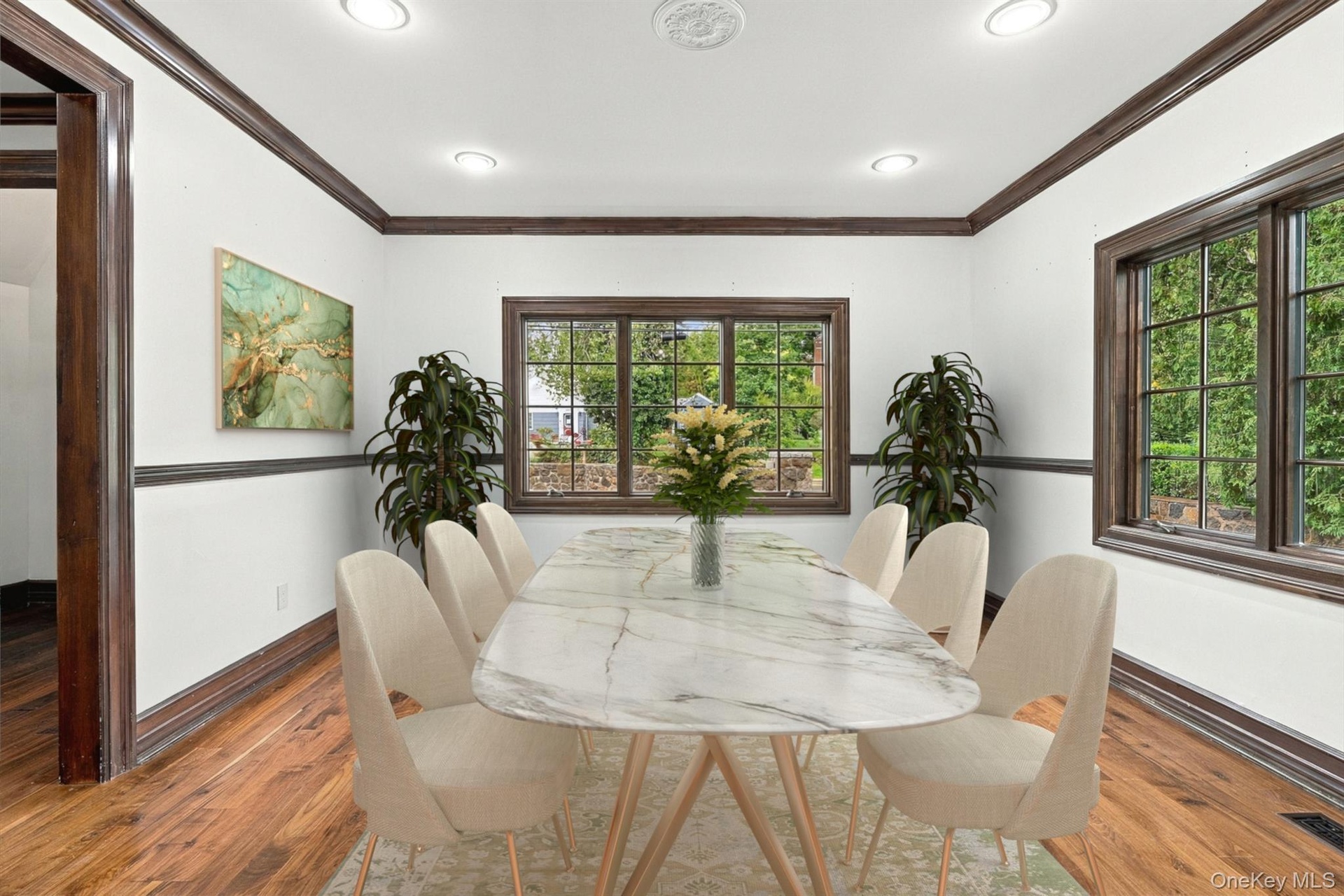 A dining room designed for memorable gatherings.