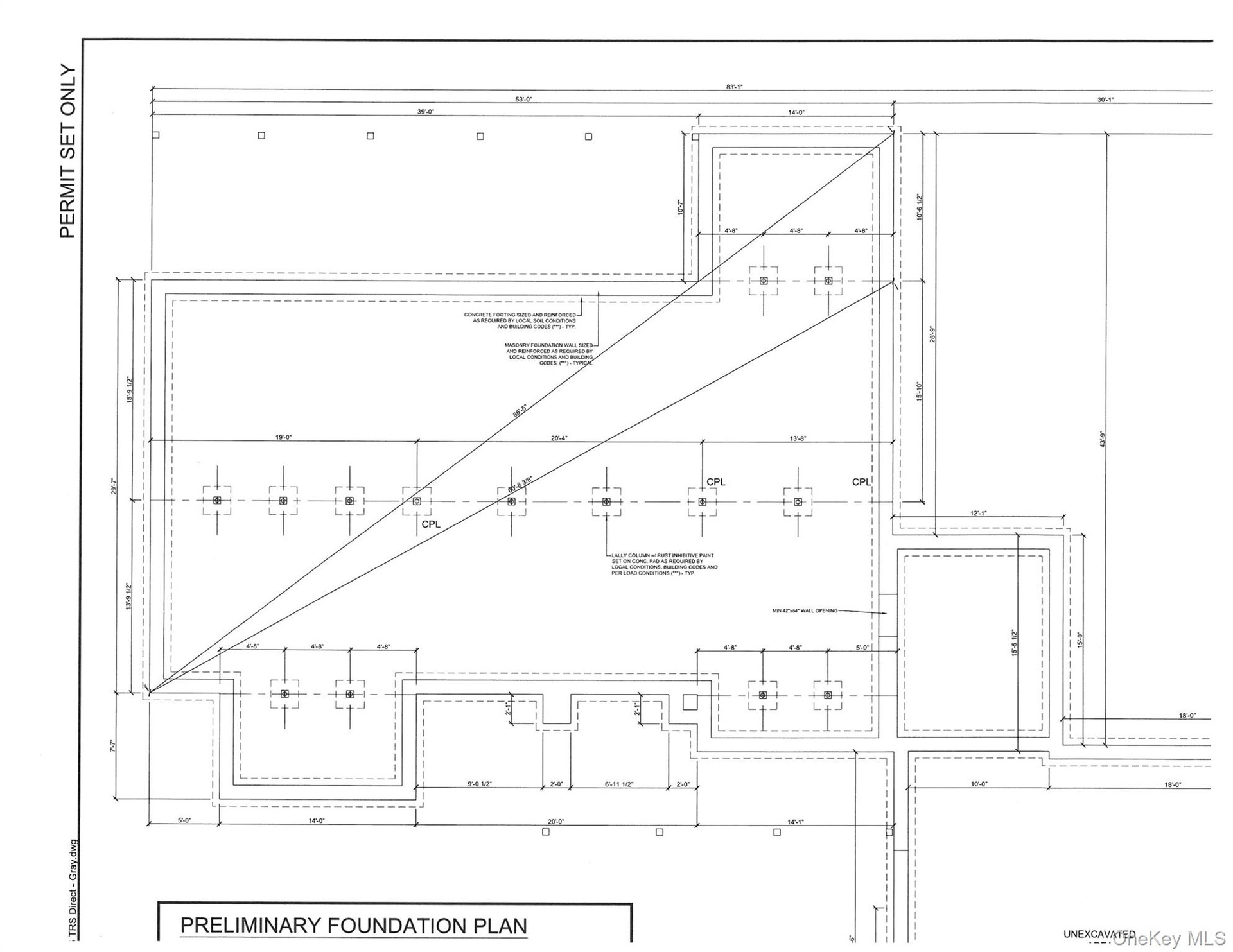 Preliminary Foundation Plan