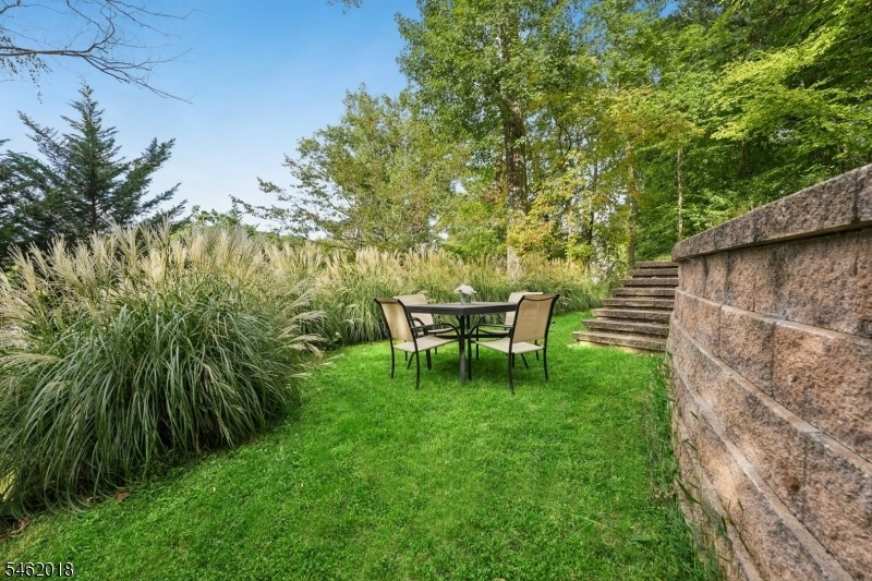 Backyard sitting area
