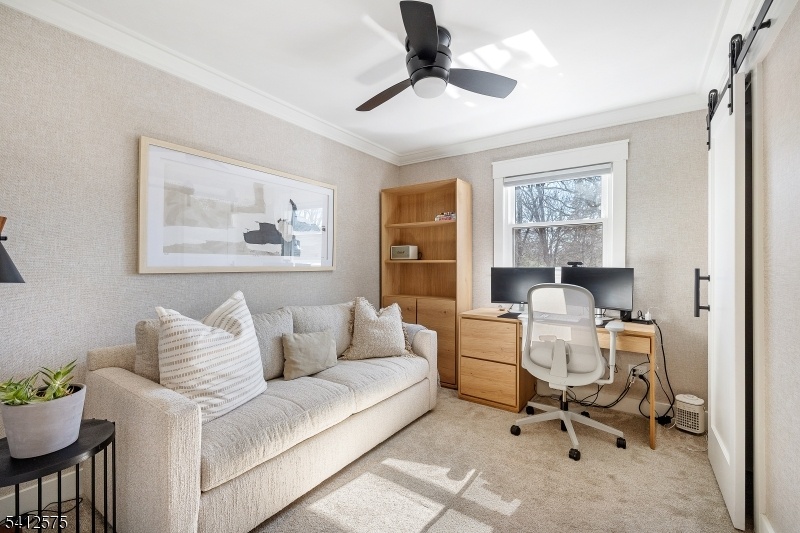Bedroom used as office