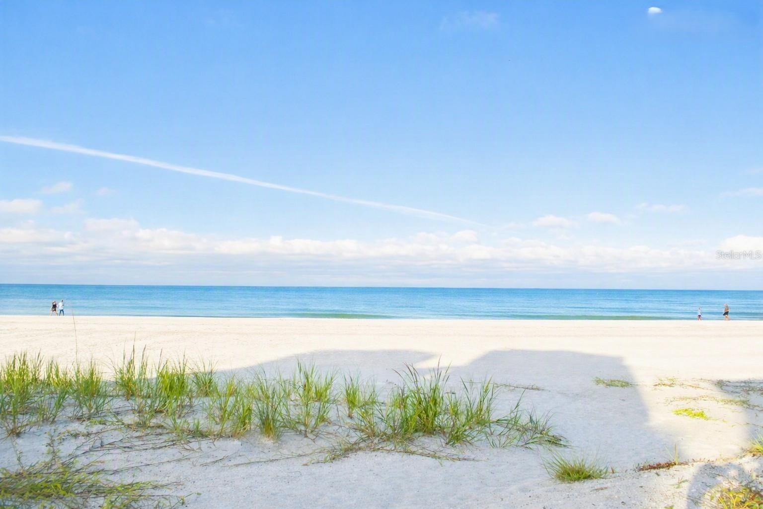 Directly looking out to the Gulf of Mexico.