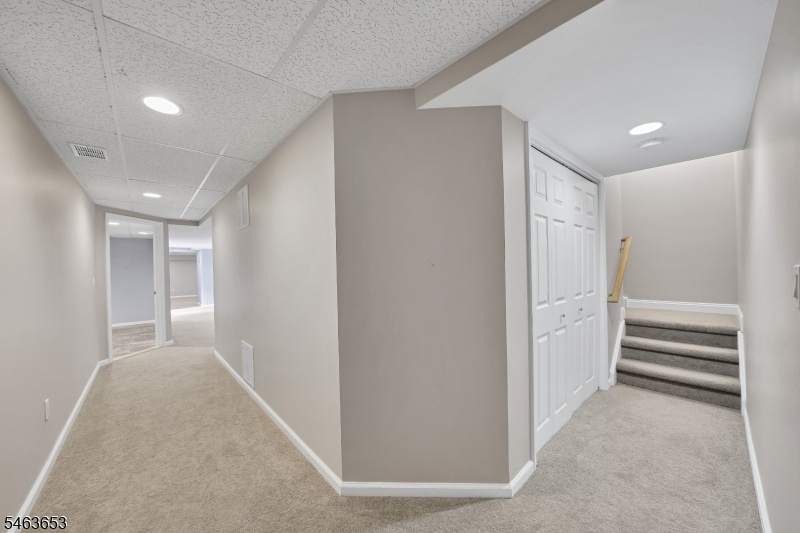 Finished basement hall
