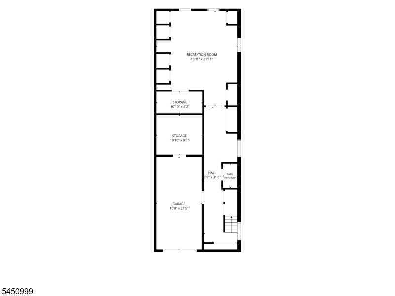 Garage & basement floor plan