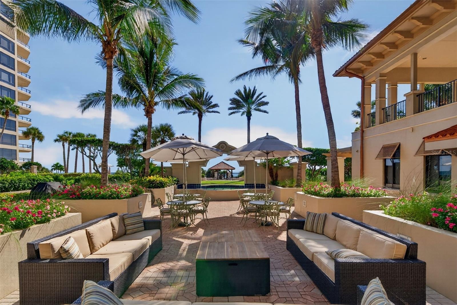 Outdoor sitting area