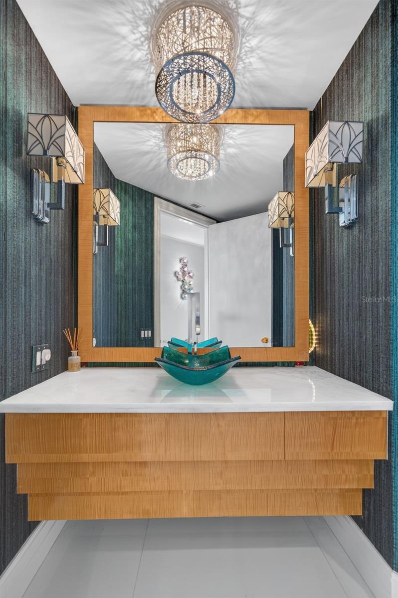Powder bathroom