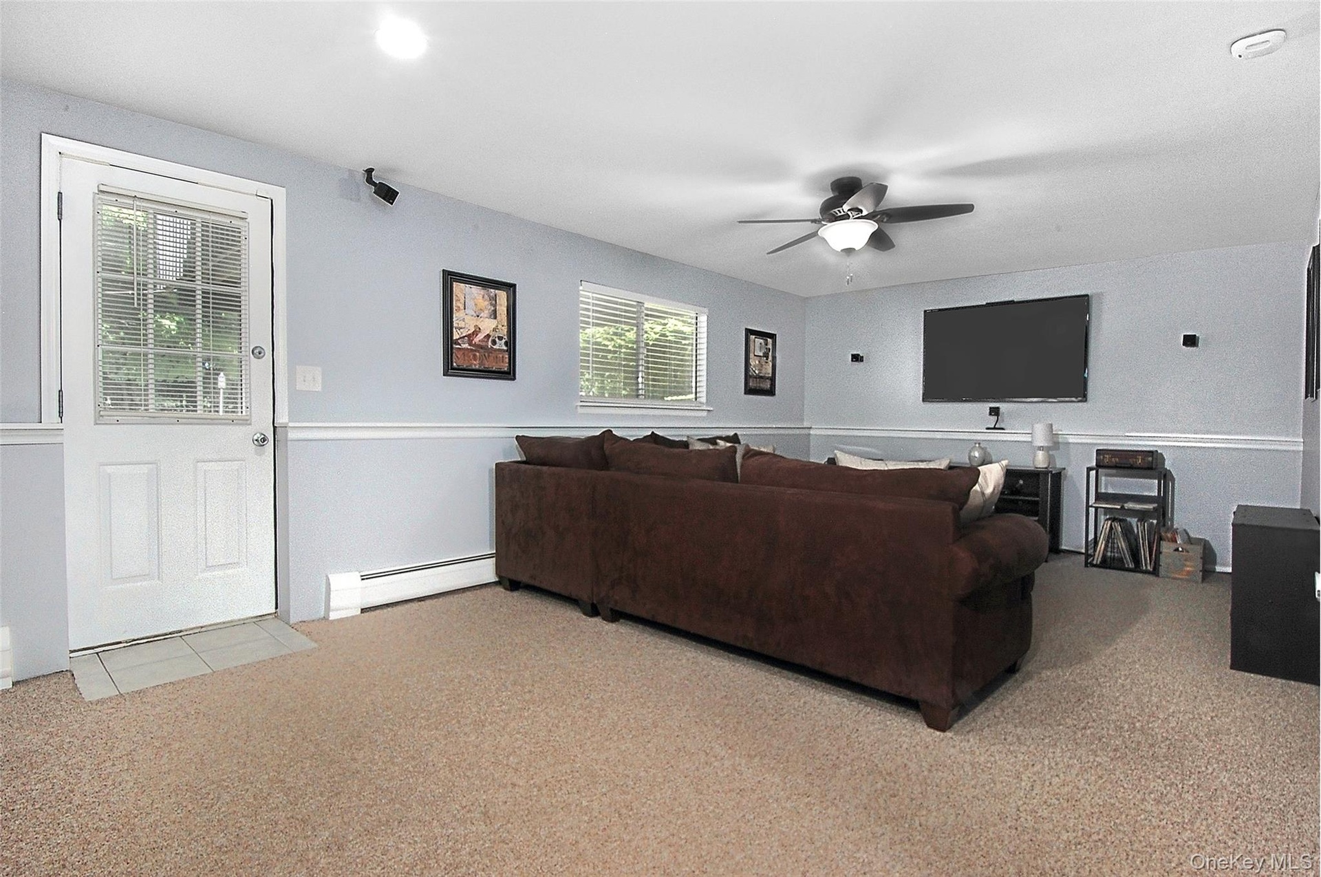 with door to backyard