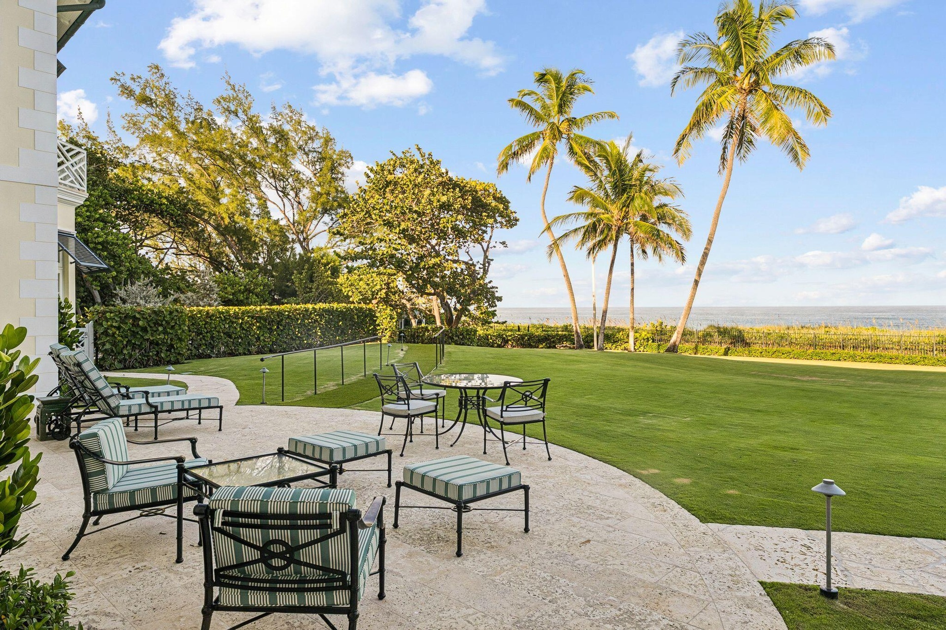 Ocean side terrace