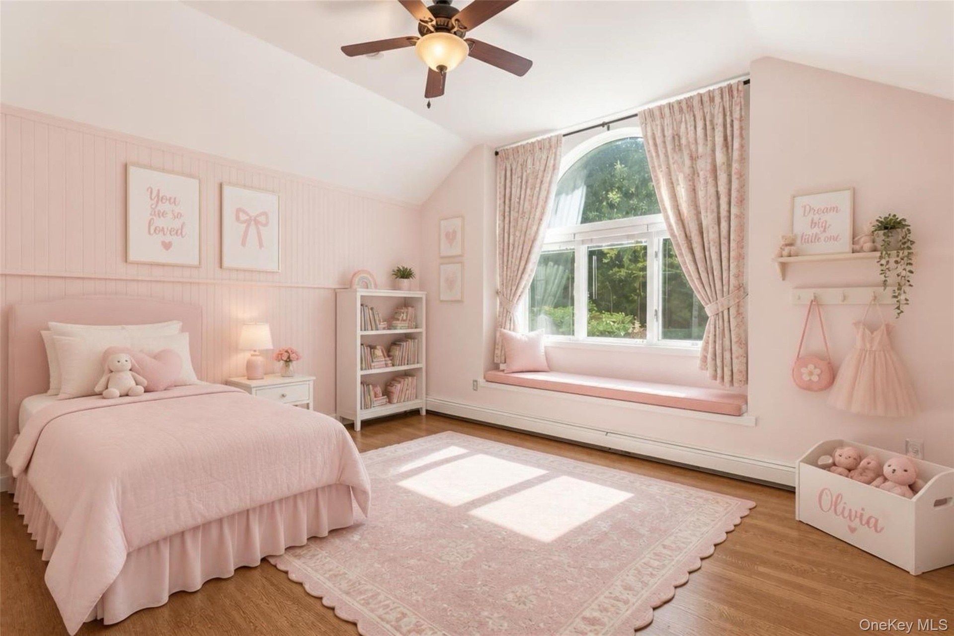 Virtually staged to show use of space