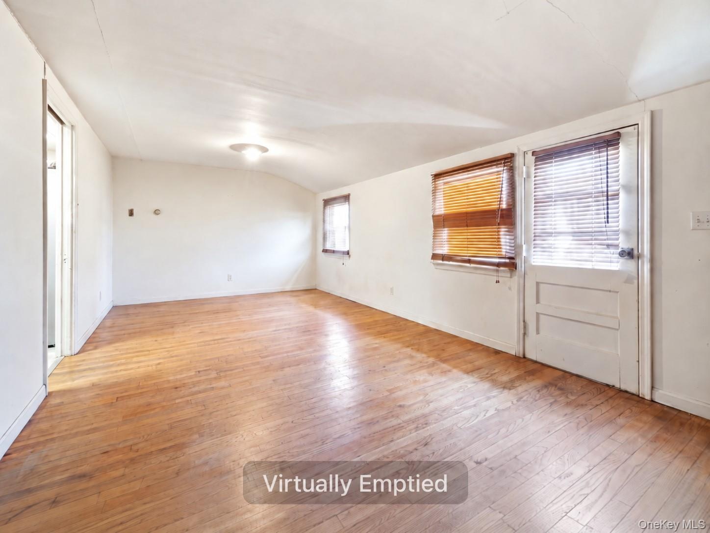 Living room virtually emptied