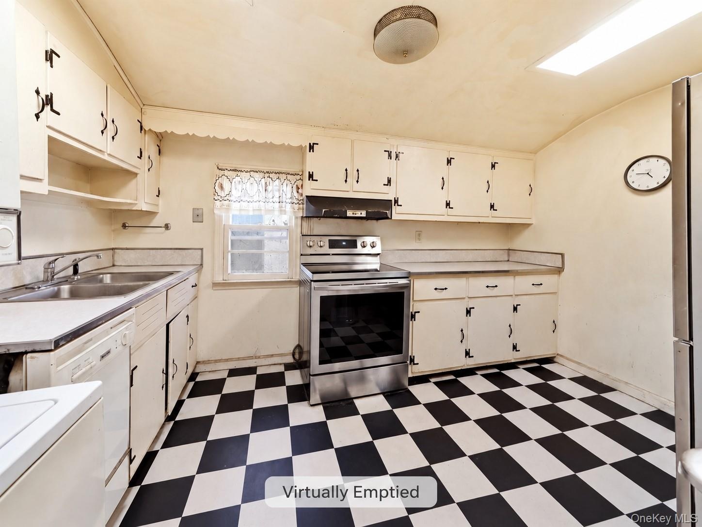 Kitchen virtually emptied