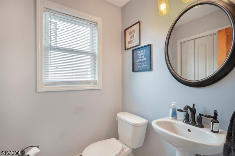 First floor half bath