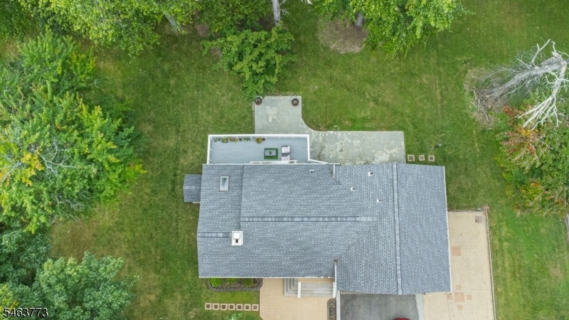 Aerial from directly above