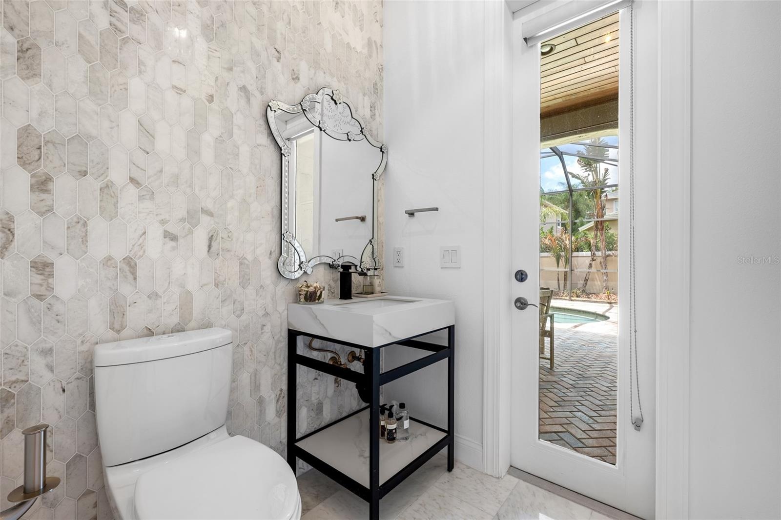 Pool bathroom - Half Bathroom
