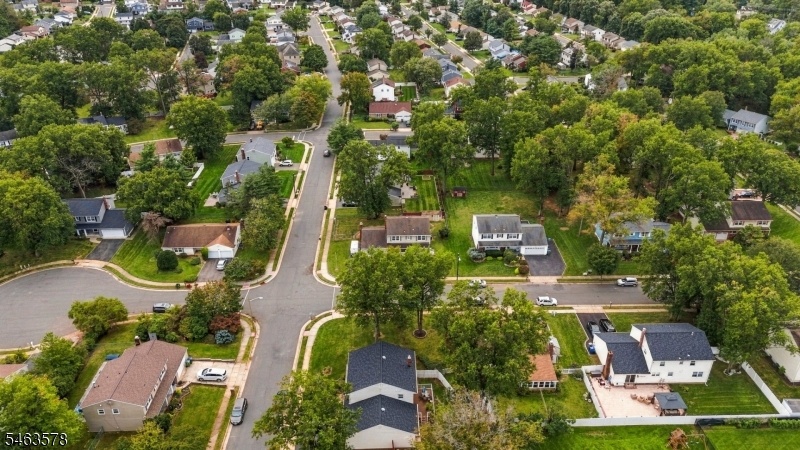 Aerial View Neighborhood