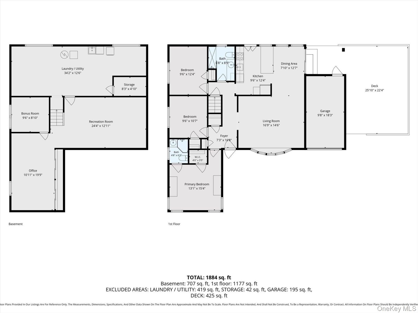 Basement and Main Level