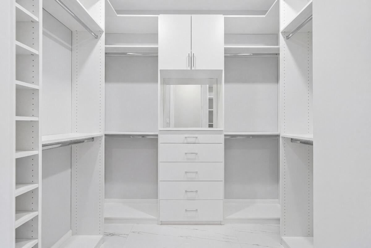 primary walk-in closet