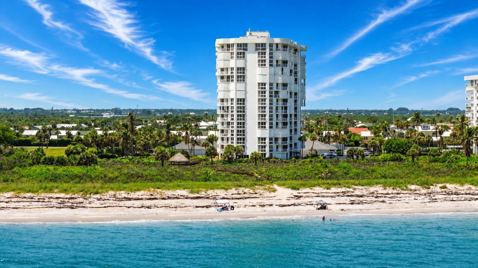 Ariel View Oceanfront