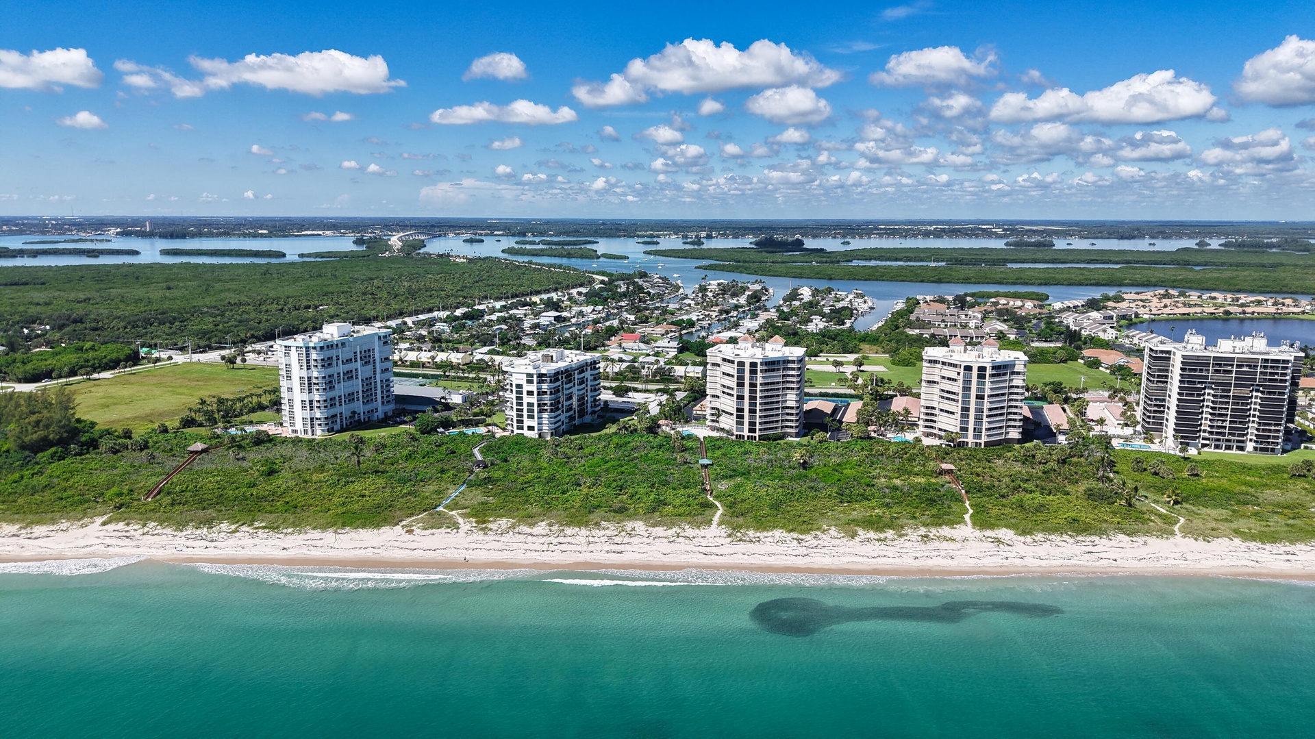 Ariel View Oceanfront