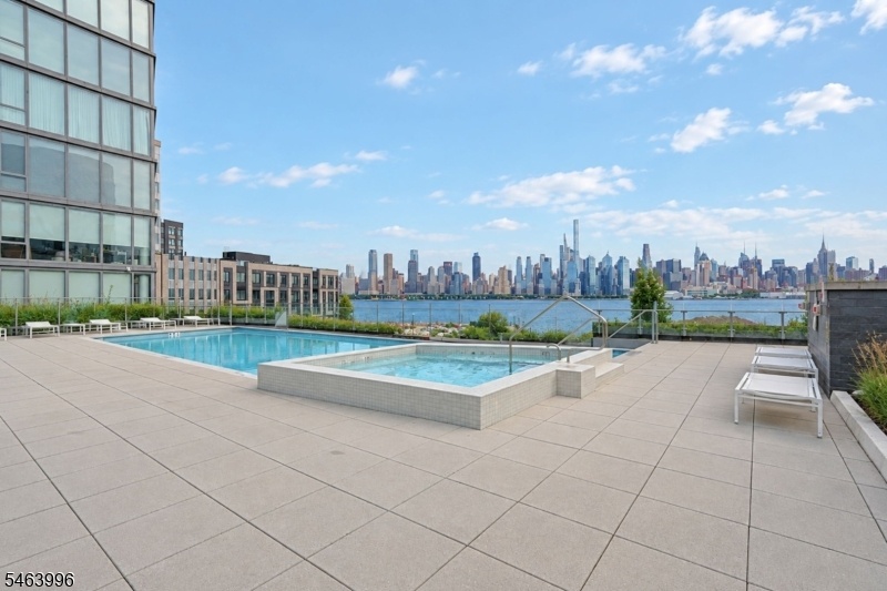 Pool with Skyline Views