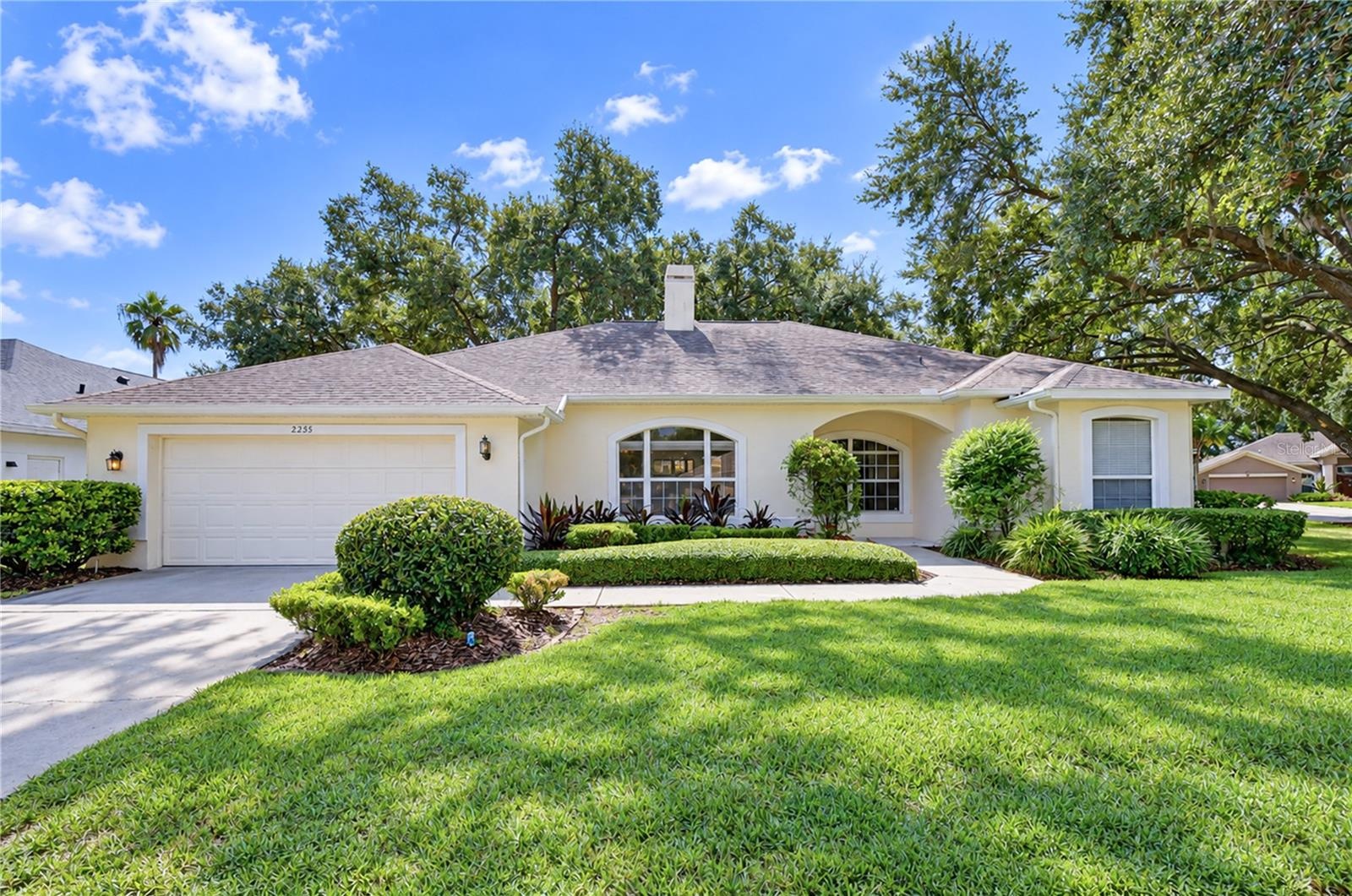 Established residential setting creates a welcoming Florida atmosphere.