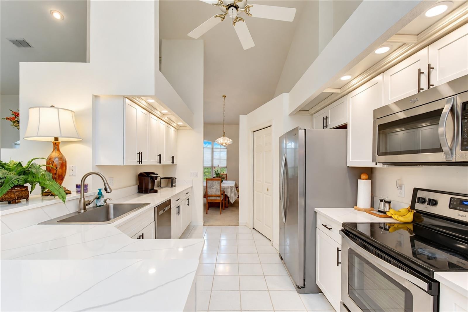 Beautifully updated kitchen offers a fresh and functional space for everyday living.
