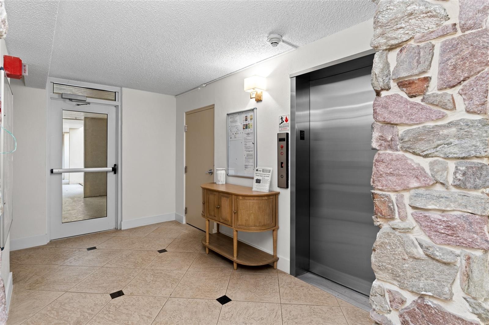 Elevator to Unit