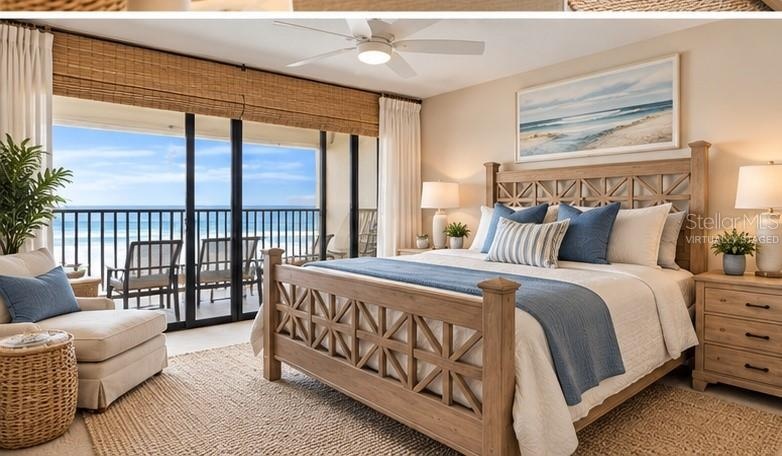 Virtually Staged.  A little paint and freshing up gives this whole condo a new vibe!