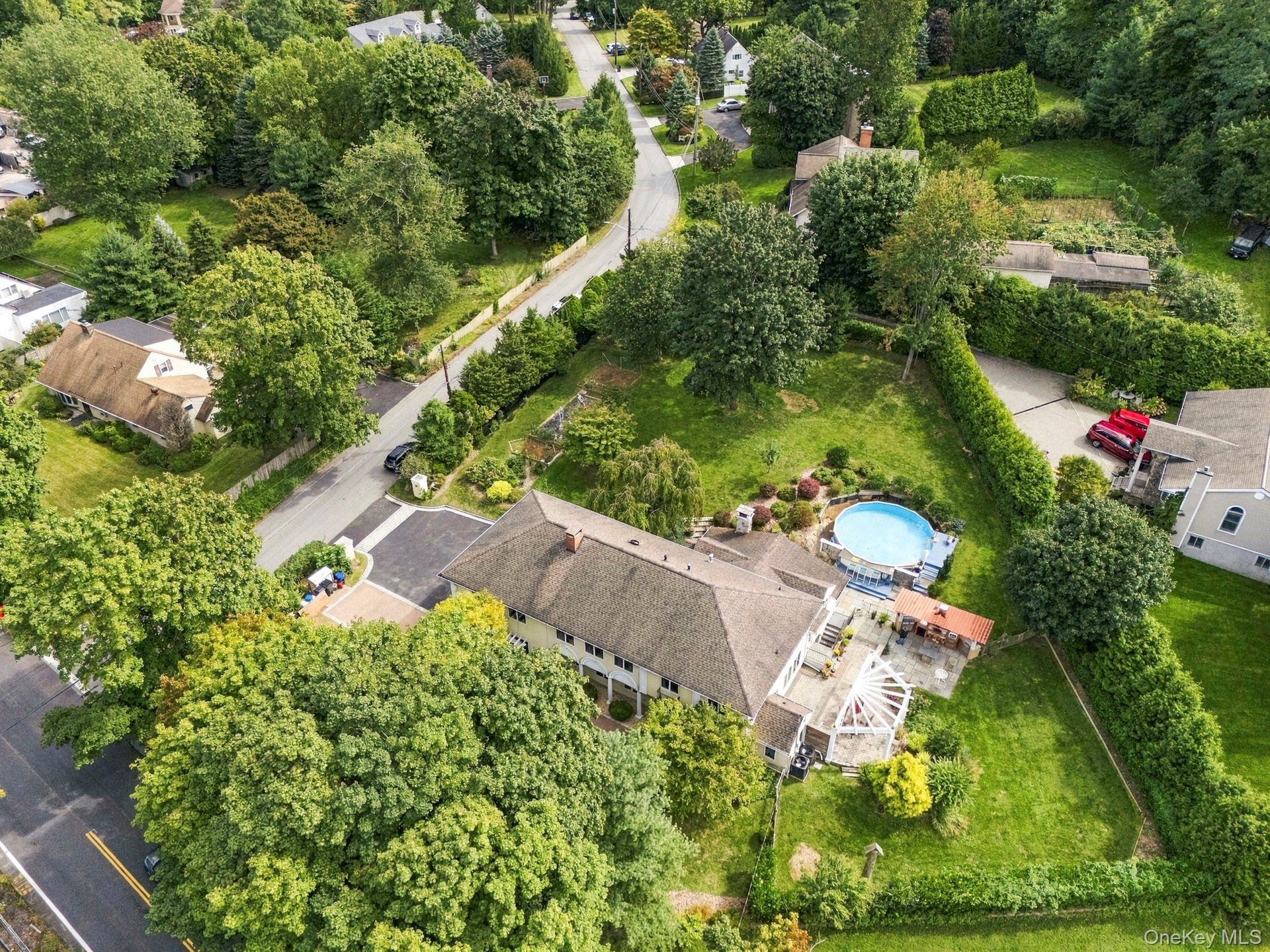 Westchester living with an enviable neighborhood setting.