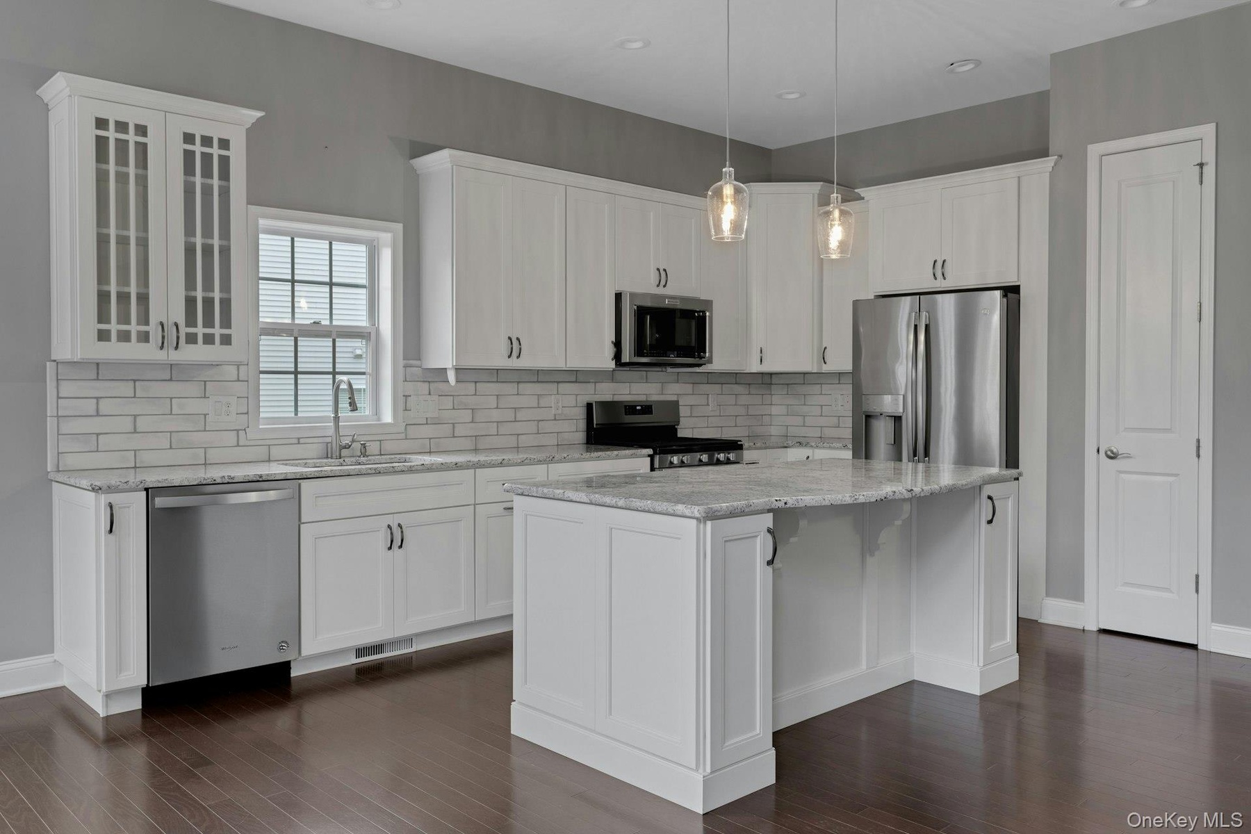 Another View Of All The Kitchen Cabinets