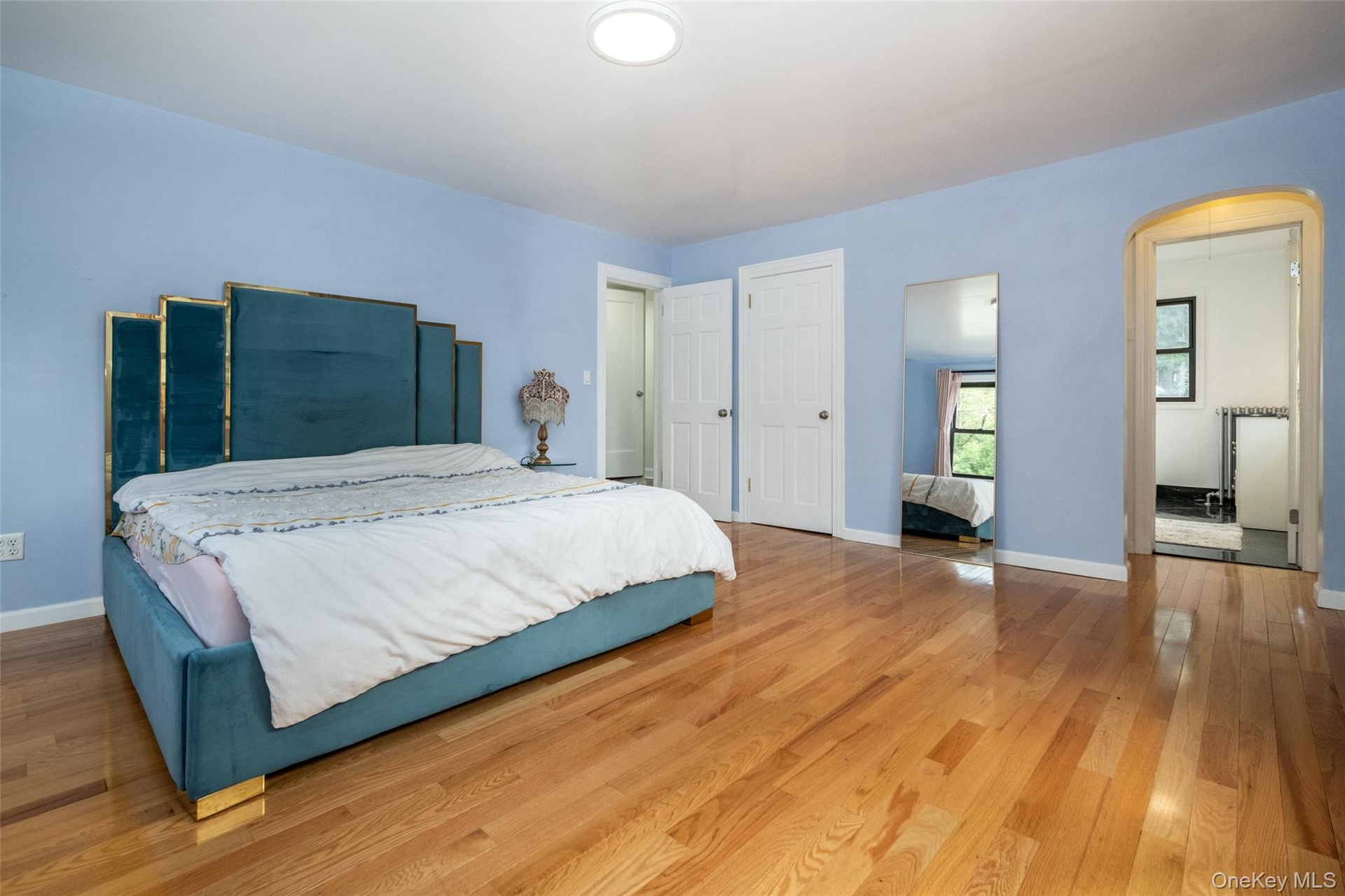 Primary bedroom with full bath