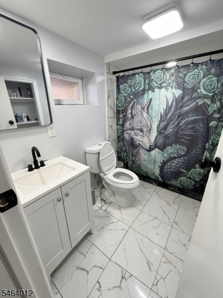 Basement bathroom