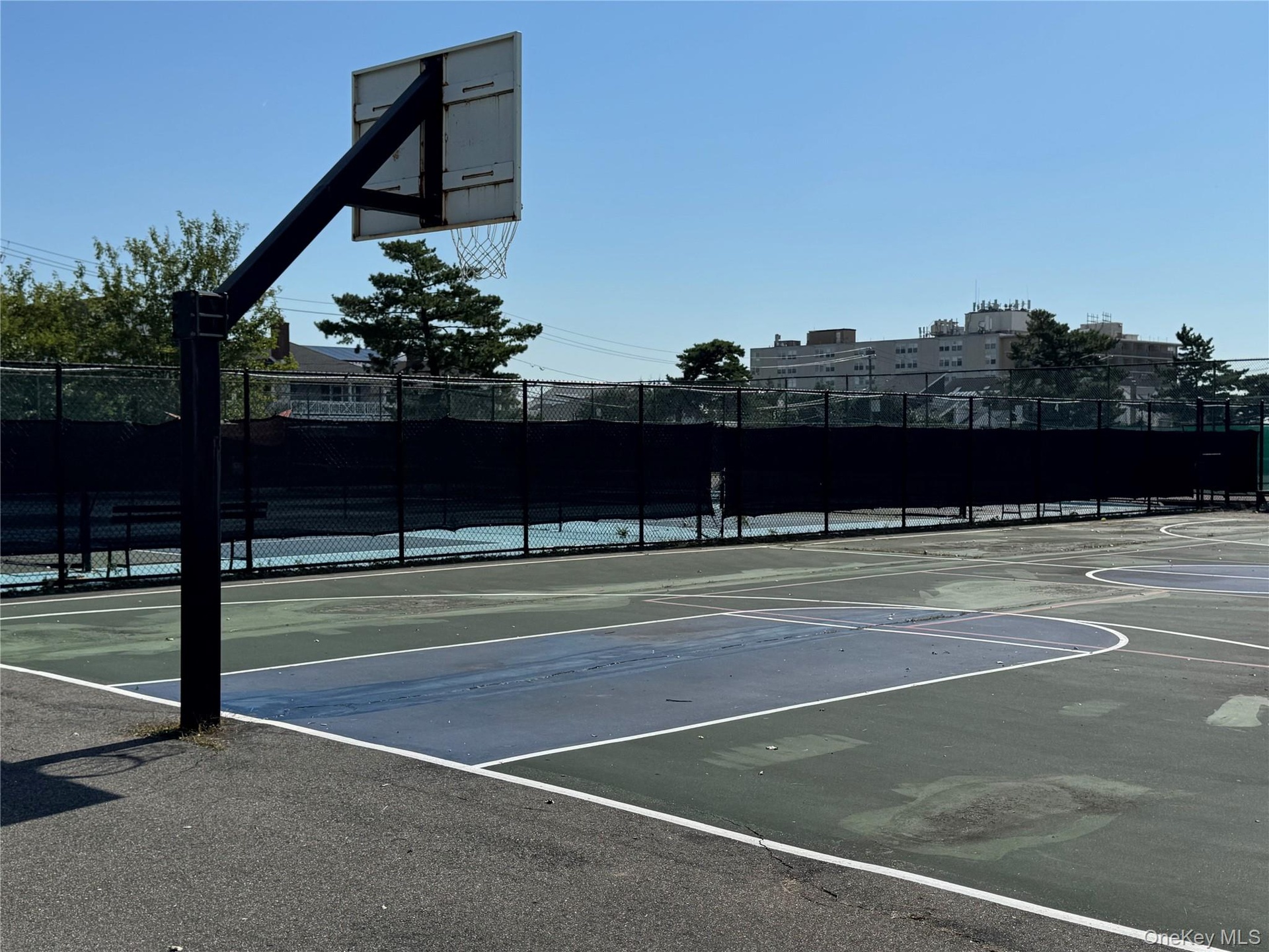 Basketball court, Bocce ball