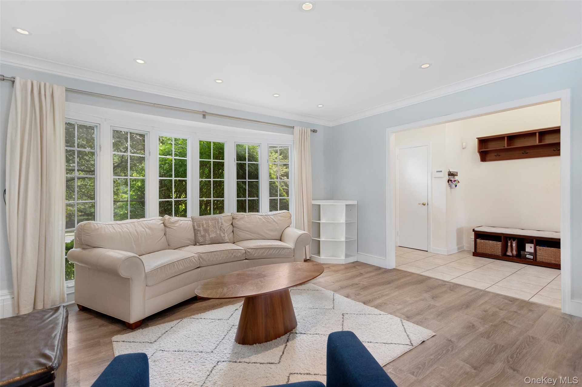 Welcoming foyer and living area.