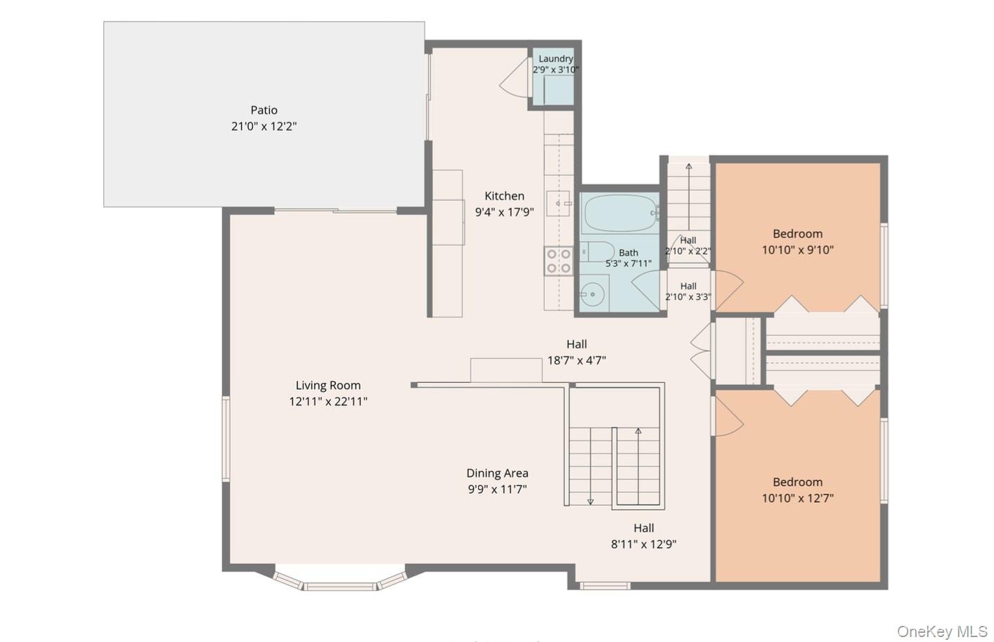 Main floor layout.
