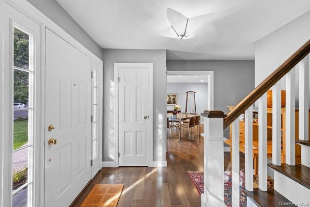 Looking into dining room