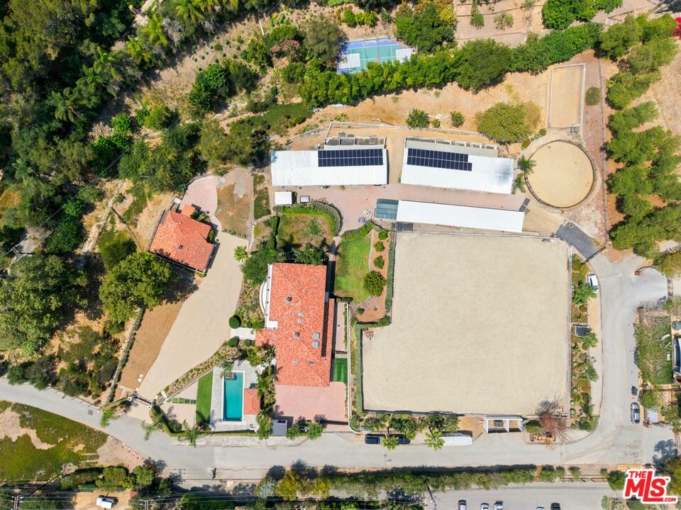 Aerial of the property