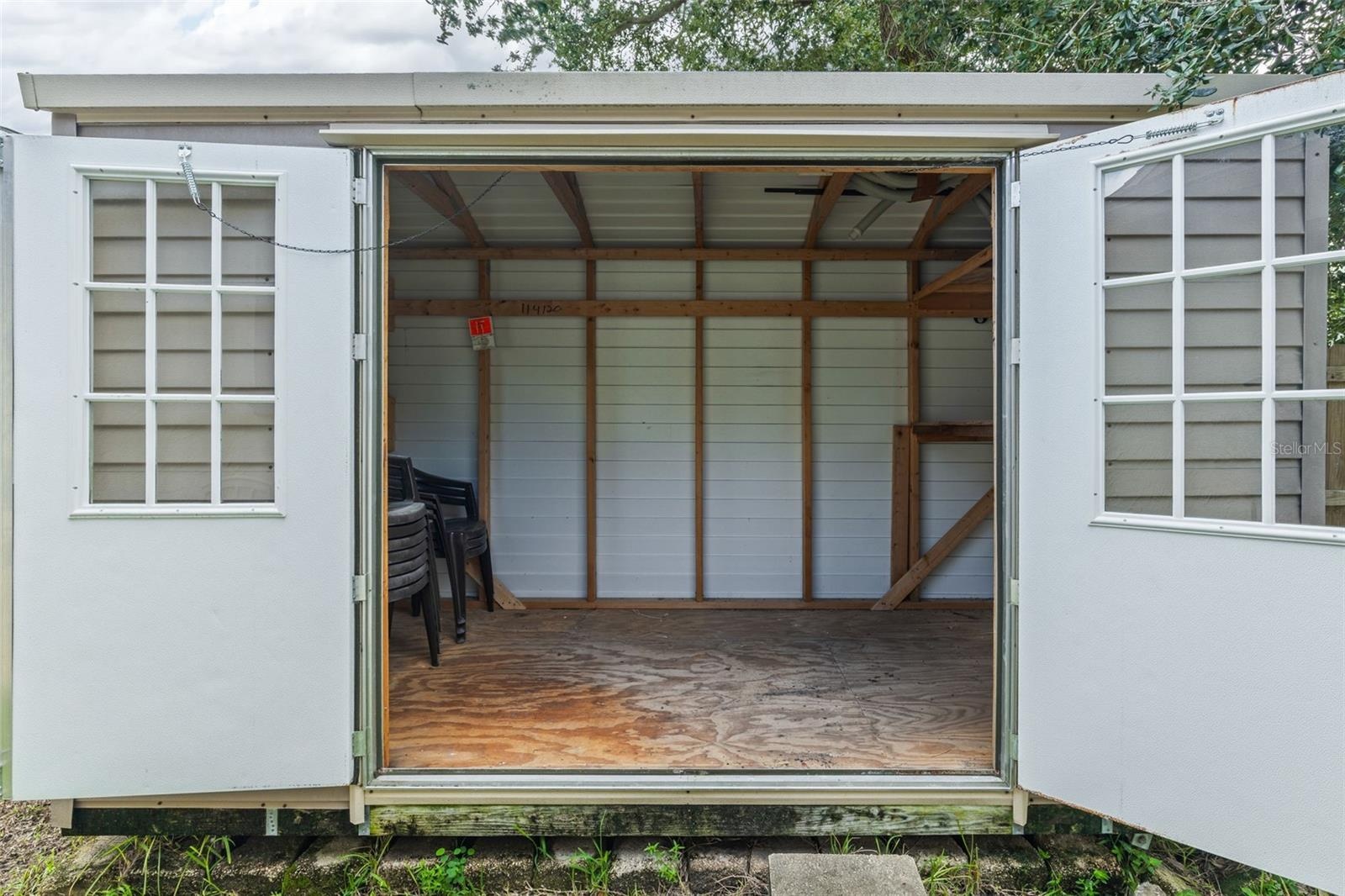 Outside Shed