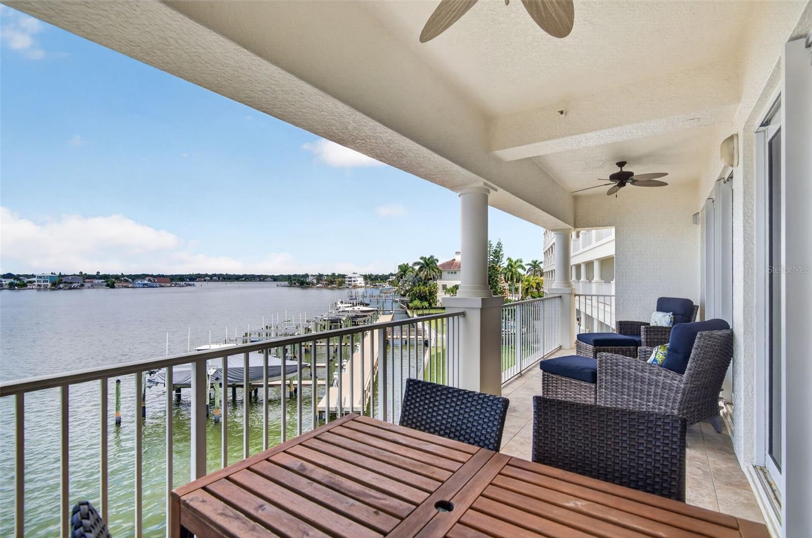 East view from balcony towards the Intracoastal Waterway