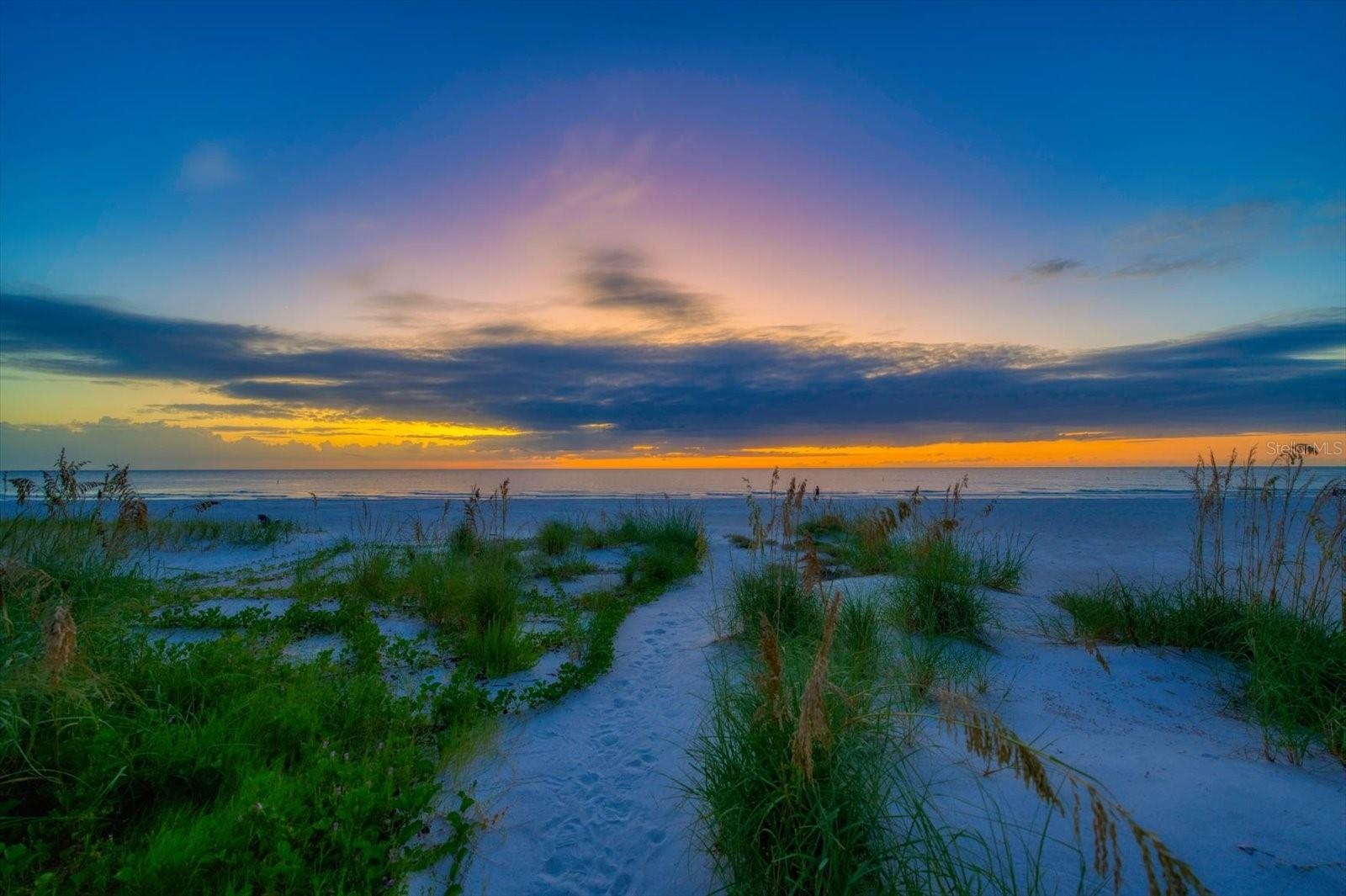 Sunsets are practically an every  daily occurrence.