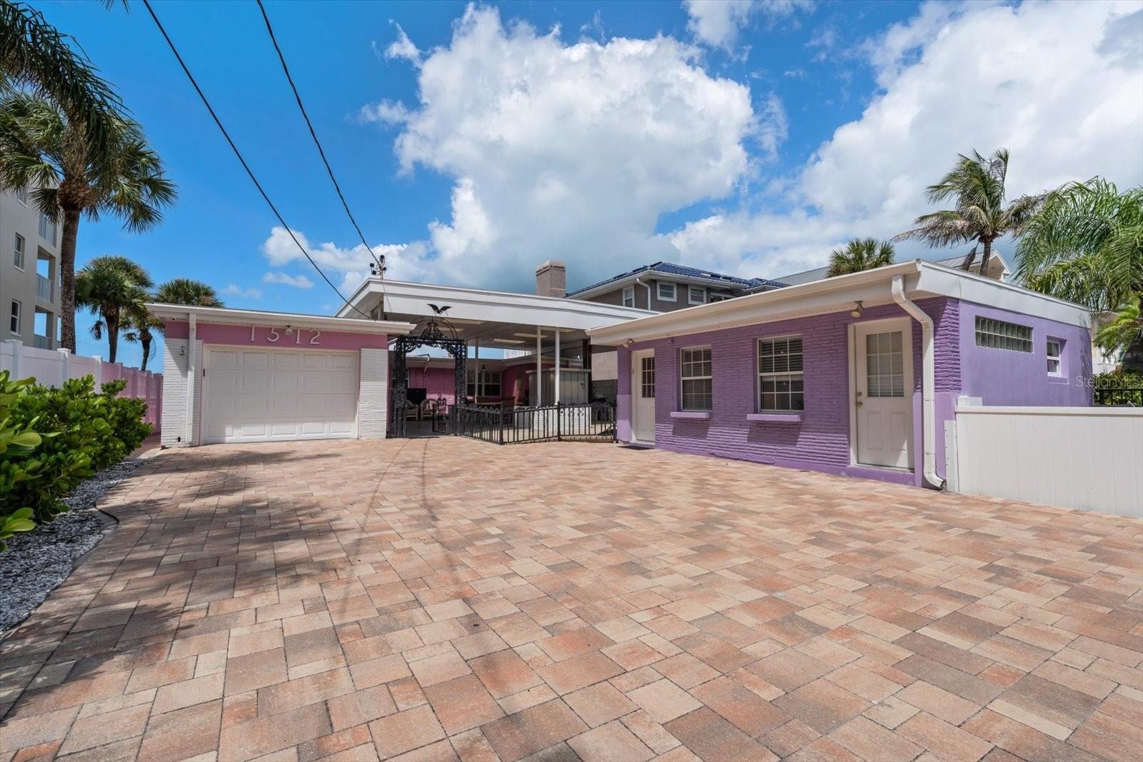 Colorful and appealing property offering flexibility in use-single family with income potential or redevelopment considering its zoning and size of pr