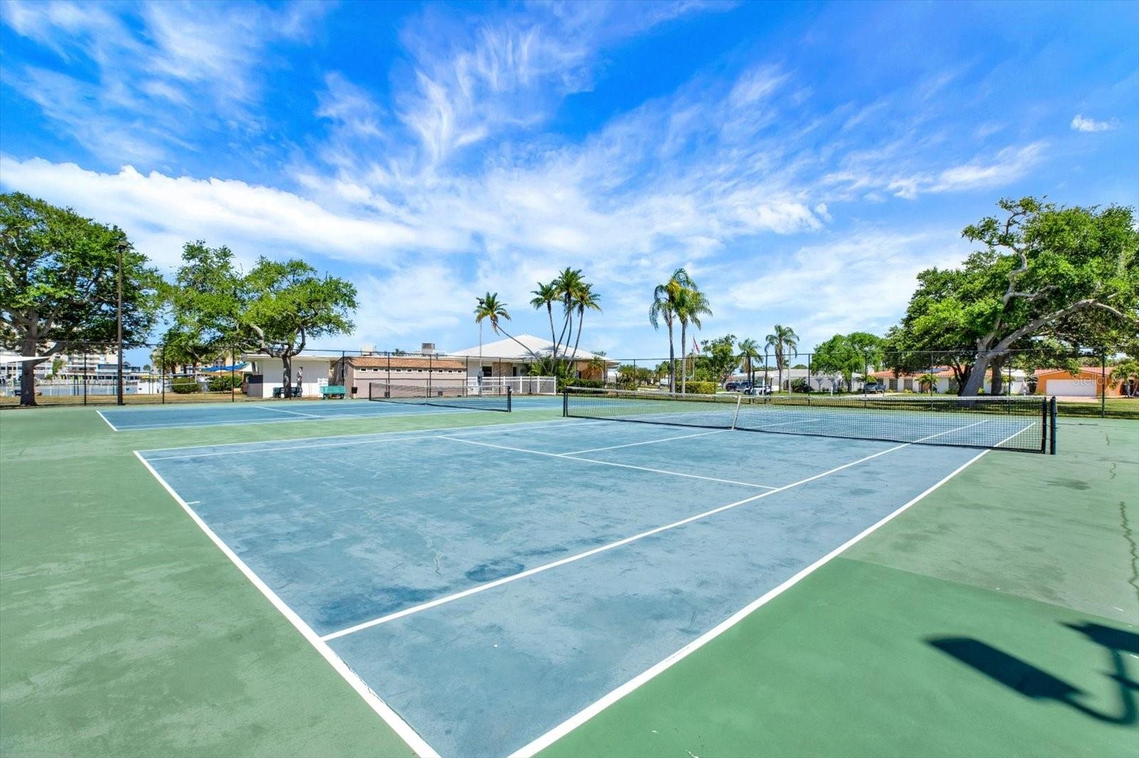 Clubhouse Tennis Court (Not pictured-Pickleball Court)