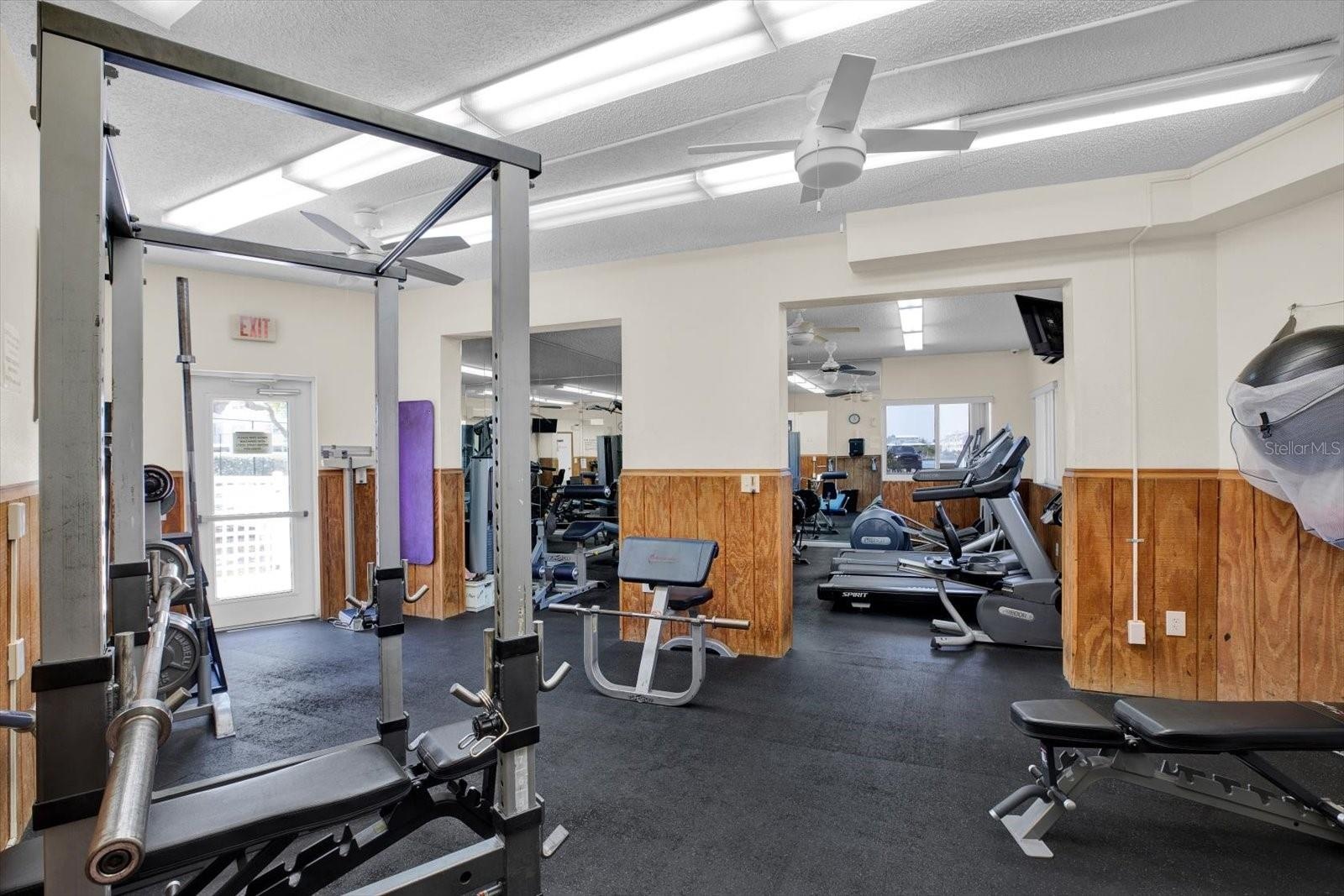 Clubhouse fitness center