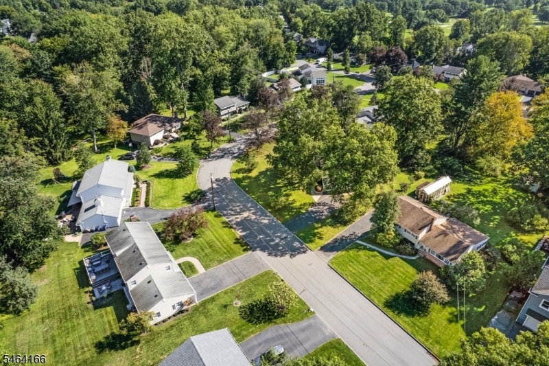 Aerial of neighborhood