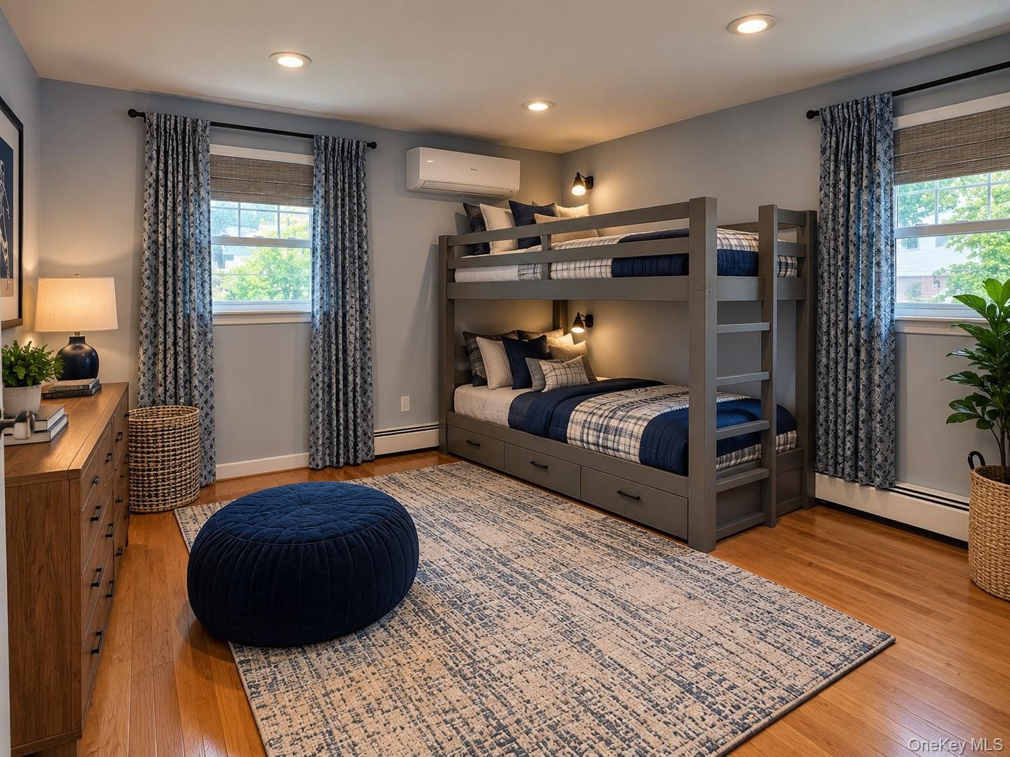 Staged 2nd Bedroom