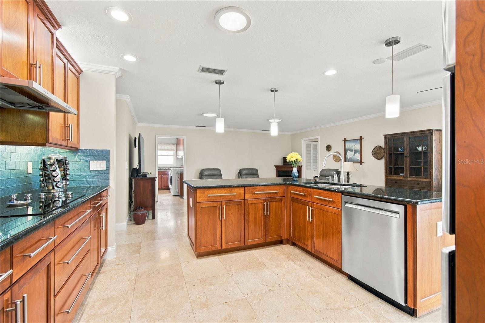 Solid wood Cherry cabinets